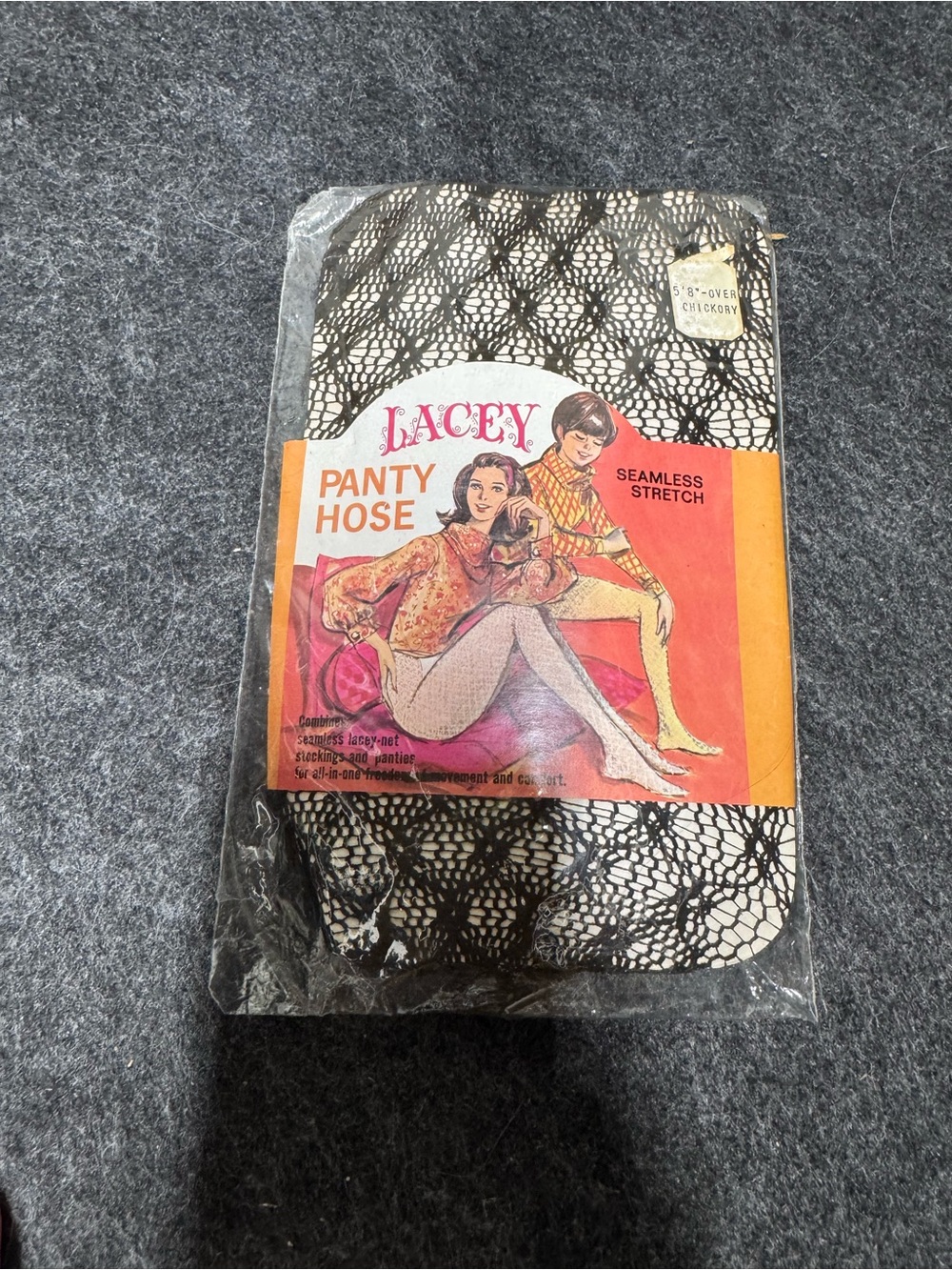 VTG NOS fishnet stockings